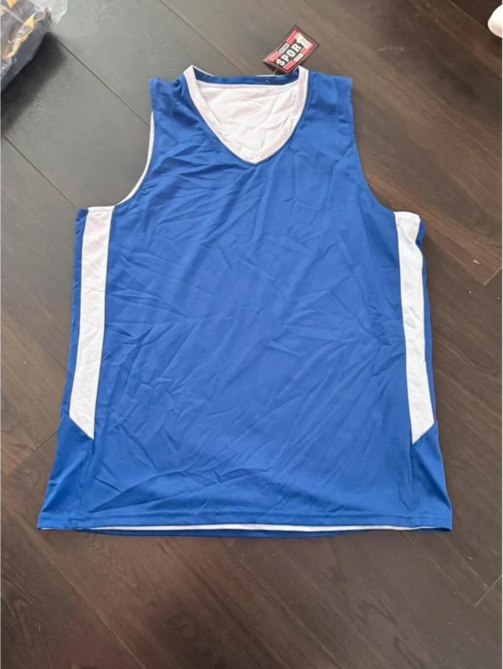 10 Pack Reversible Basketball Jerseys Blue/Yellow